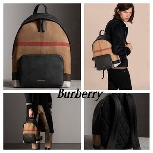 Burberry  - Mega Check Abbeydale  Backpack